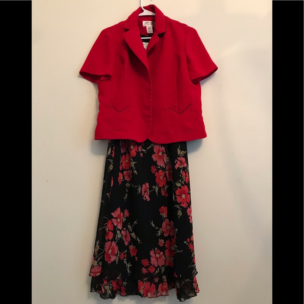 2 piece Blazer with Dress
